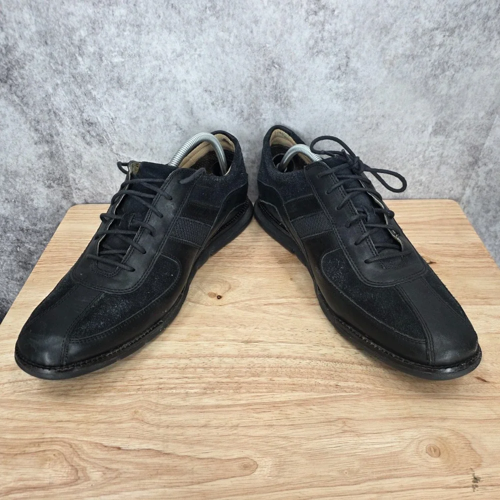 Cole Haan Grand OS Oxford Shoes Mens 11.5 M Black Bicycle Toe Walk Casual C12708